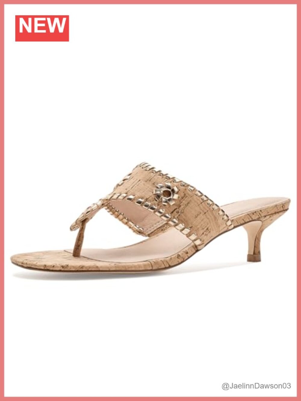 Women's Jacks Kitten Heels Leather Sandals Slides Square Toe Dressy